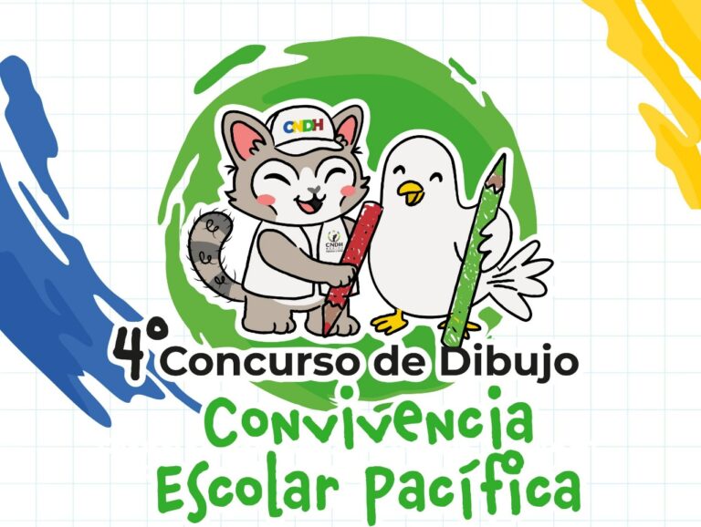 CNDH y Gobierno de Tlaxcala Lanzan Convocatoria del 4° Concurso de Dibujo “Convivencia Escolar Pacífica”
