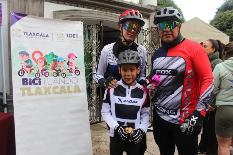 Participaron 100 Ciclistas en «Biciteando por Tlaxcala» en el Circuito del Maguey en Nanacamilpa