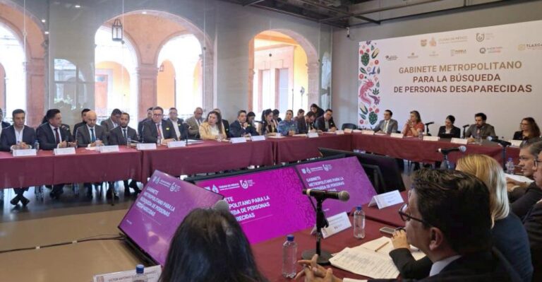 TLAXCALA PARTICIPA EN EL GABINETE METROPOLITANO DE BÚSQUEDA DE PERSONAS DESAPARECIDAS EN LA CDMX