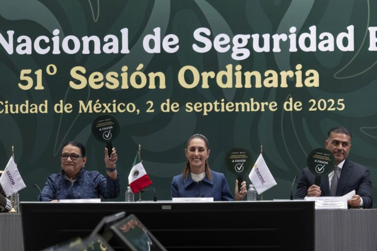 PRESIDENTA RECONOCE COLABORACIÓN DE GOBERNADORES EN MATERIA DE SEGURIDAD