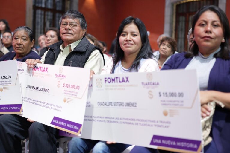 CON CRÉDITOS ACCESIBLES, TLAXCALA IMPULSA A EMPRENDEDORES Y FAMILIAS.