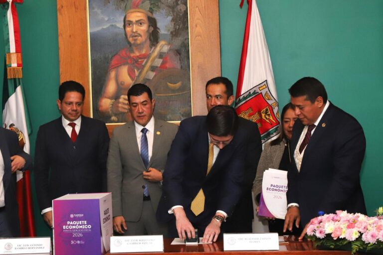 PRESENTA PODER EJECUTIVO PAQUETE ECONÓMICO 2026 AL CONGRESO DEL ESTADO