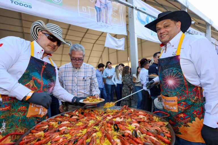 FESTIVAL DE PAELLAS SE CONSOLIDA COMO TRADICIÓN GASTRONÓMICA DE «TLAXCALA, LA FERIA DE FERIAS 2025»