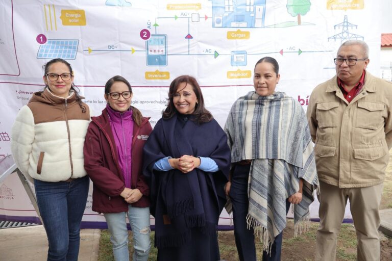 Tlaxcala impulsa escuelas con energía limpia y captación de agua pluvial