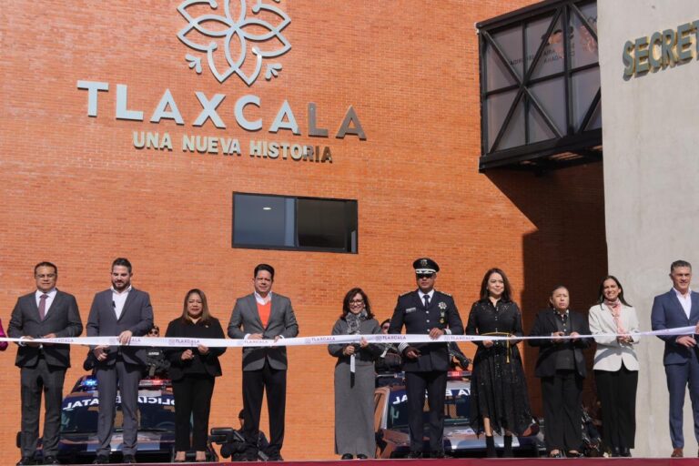 Cumplimos con Cuidar la paz de Tlaxcala”; Inaugura Gobernadora Instalaciones de la SSC y de la Academia de Formación Policial