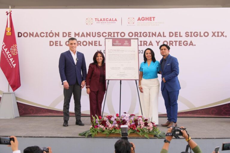 Recibe Tlaxcala Manuscrito Original del Siglo XIX del Coronel Miguel Lira y Ortega