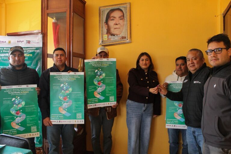 Tlaxcala avanza en ordenamiento territorial con anteproyectos urbanos en 10 municipios