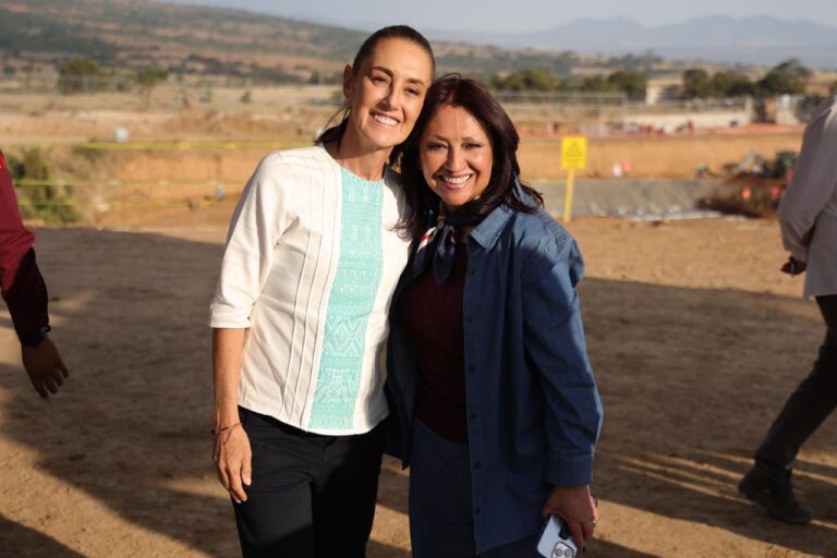 La Presidenta Claudia Sheinbaum y la Gobernadora Lorena Cuéllar Supervisan Avances en Plantas de Tratamiento en Tlaxco
