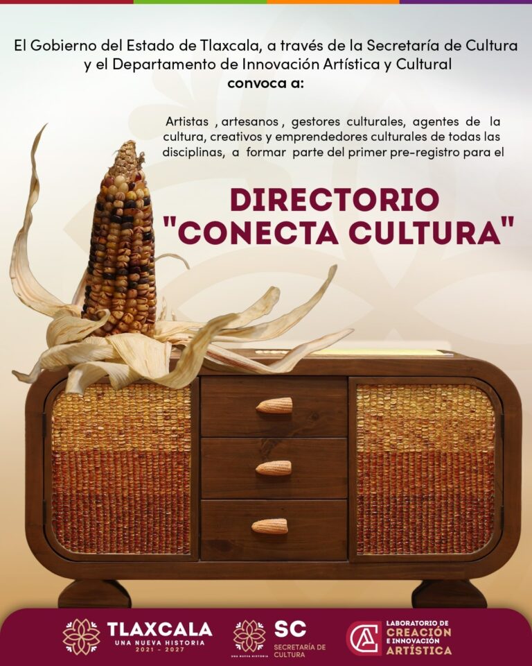 Tlaxcala lanza “conecta cultura”, el primer directorio estatal para fortalecer su ecosistema creativo