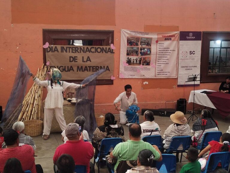 Tlaxcala conmemora el día internacional de la lengua materna con actividades culturales y artísticas en contla