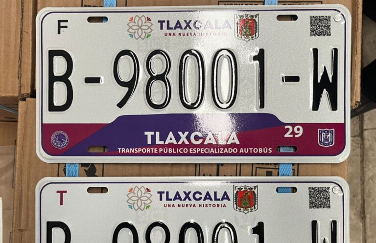 Secretaría de Movilidad asignará placas a unidades de transporte especializado en Tlaxcala