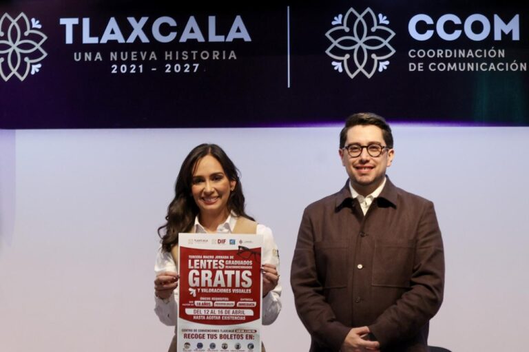 Acercan salud visual gratuita a tlaxcaltecas con tercera macrojornada de lentes