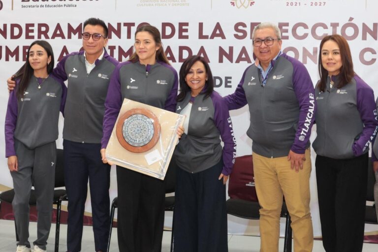 Abandera Gobernadora a Selección Tlaxcalteca Rumbo a la Olimpiada Nacional Conade 2026