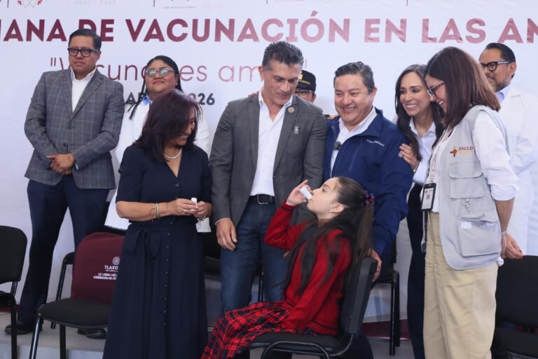 Encabeza Gobernadora Arranque de la Semana Nacional de Vacunación 2026
