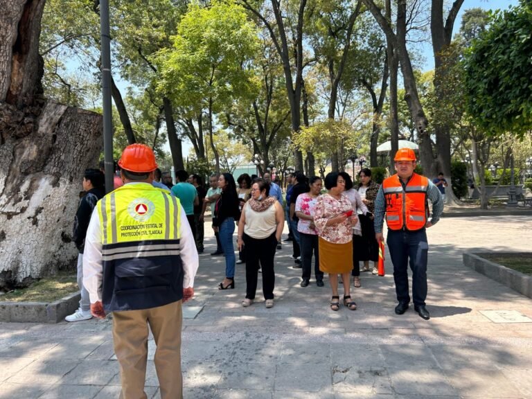 Tlaxcala se Alista Para el Simulacro Nacional del 6 de Mayo; Llaman a Participar Desde Hogares, Escuelas y Oficinas