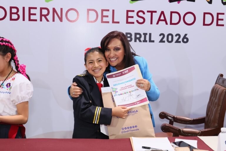 Celebra Tlaxcala Junta de Gabinete Infantil en Palacio de Gobierno