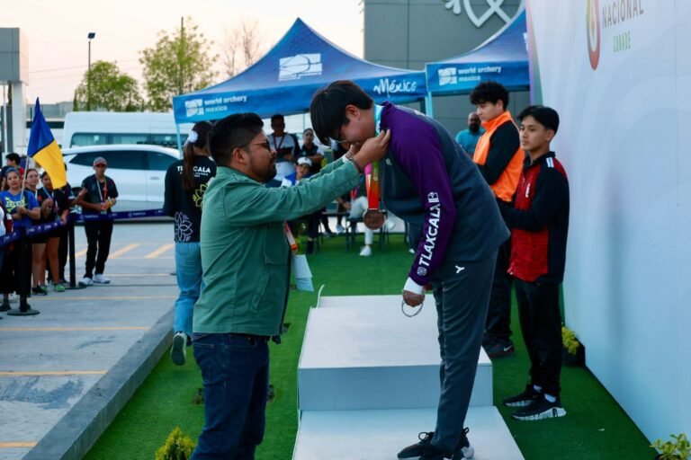 Gana Tlaxcala Medalla de Bronce en Tiro con Arco de la Olimpiada Nacional