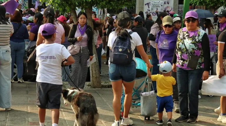 Tlaxcala Garantizó Marcha del 8M con Respeto; Concluyó con Saldo Blanco